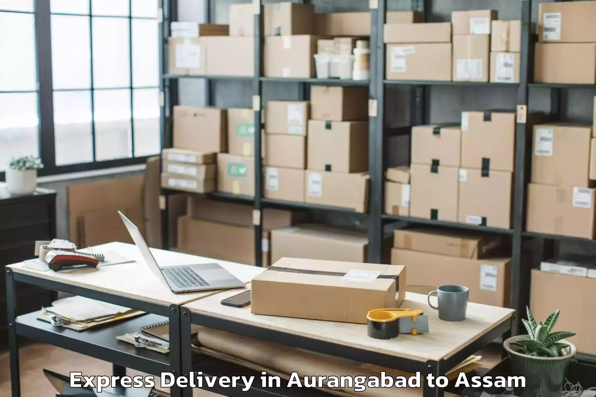 Top Aurangabad to Bongaigaon Express Delivery Available